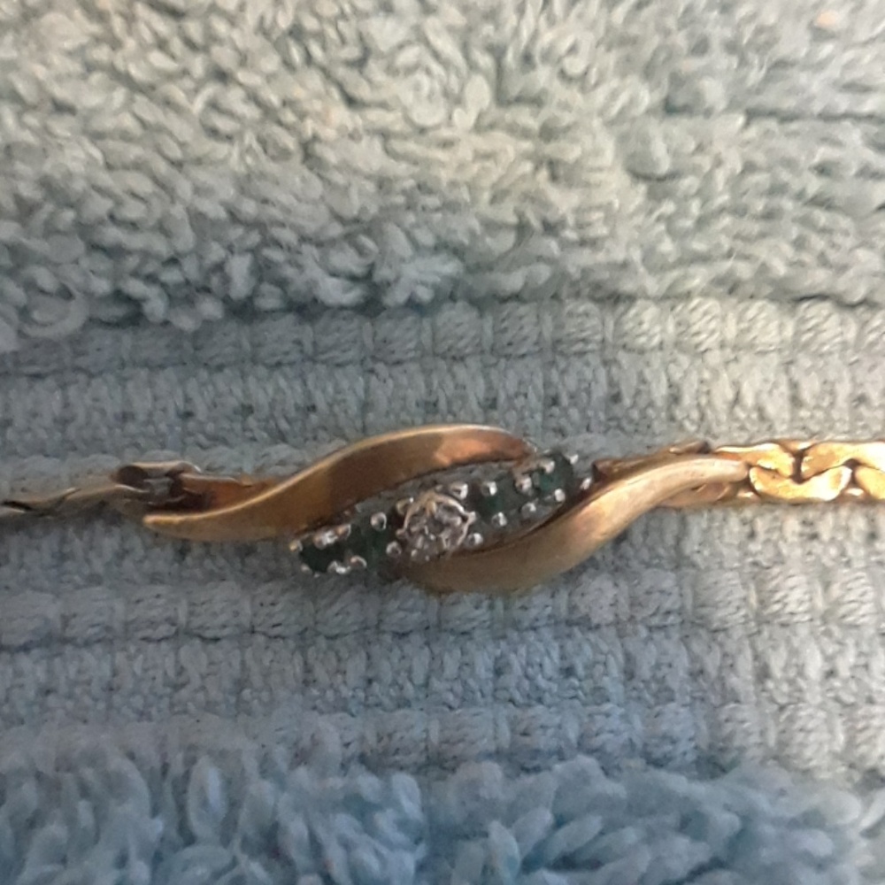 Emerald and Diamond bracelet